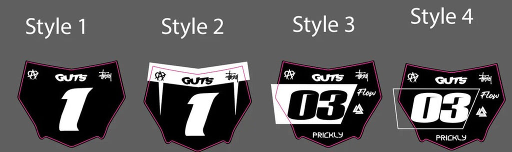 CUSTOM MOTOCUTZ PLATE DECAL