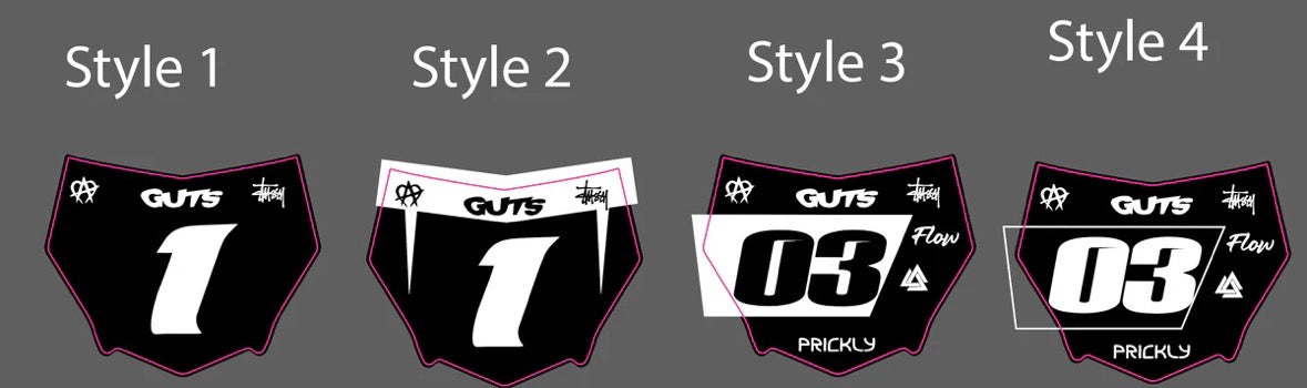 CUSTOM MOTOCUTZ PLATE DECAL